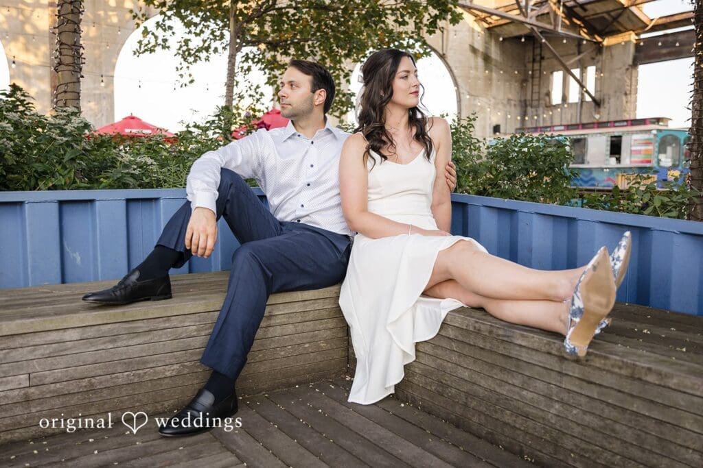 Race Street Pier Engagement // Madalyn & Vincent -