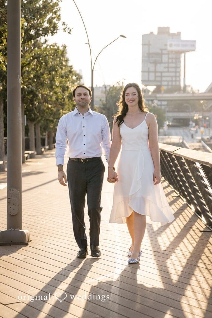 Race Street Pier Engagement // Madalyn & Vincent -