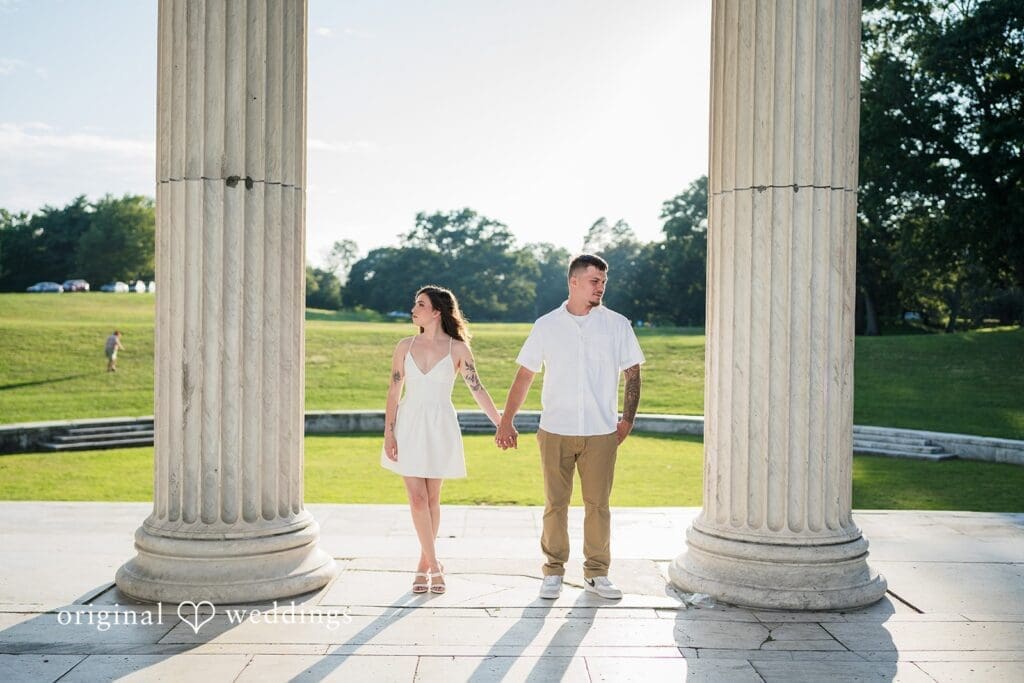 Emily + Angelo Roger Williams Park Engagement // Emily & Angelo -