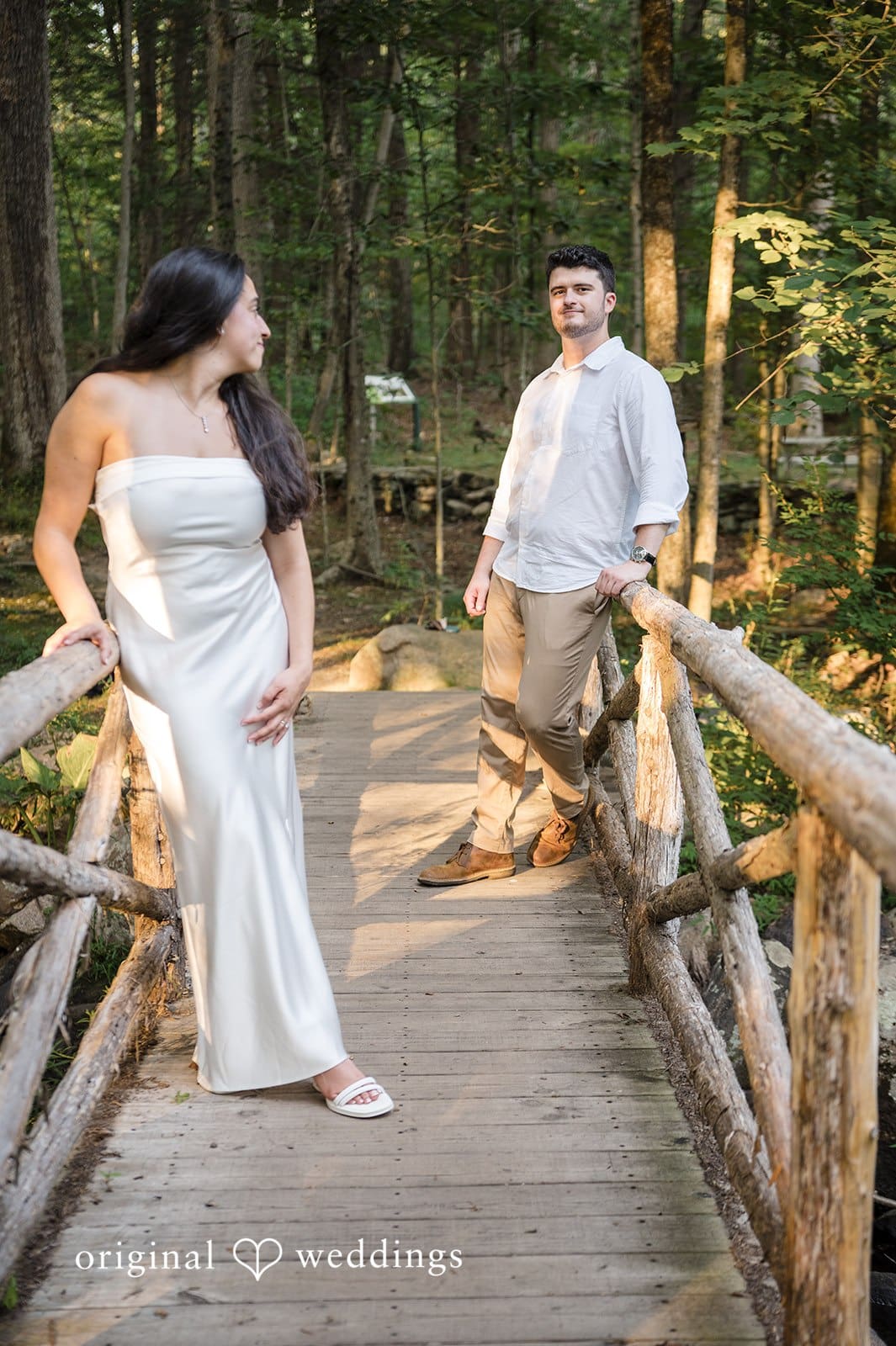 Stamford Bartlett Arboretum & Gardens Engagement // Chloe & Brandon -