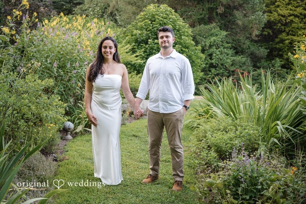 Stamford Bartlett Arboretum & Gardens Engagement // Chloe & Brandon -