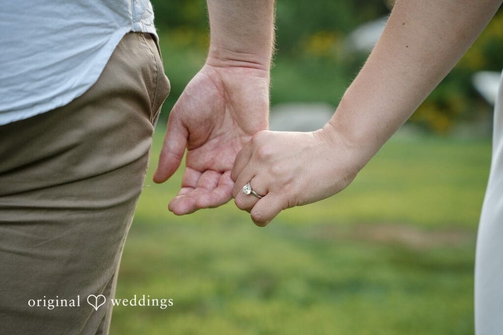Stamford Bartlett Arboretum & Gardens Engagement // Chloe & Brandon -