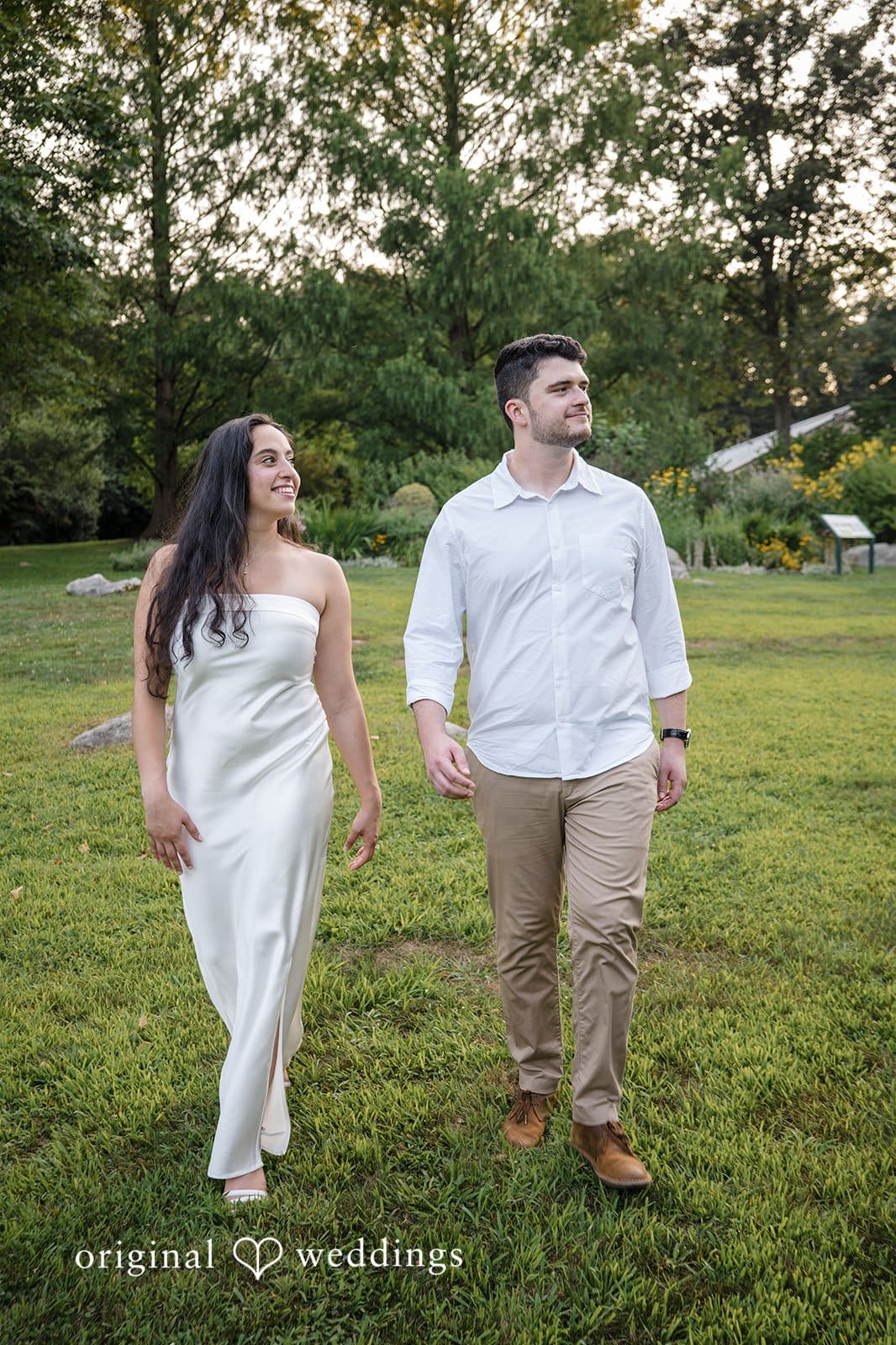 Stamford Bartlett Arboretum & Gardens Engagement // Chloe & Brandon -