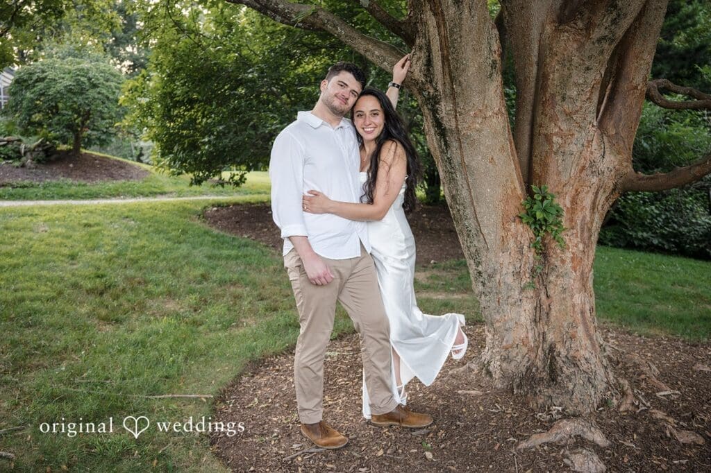 Stamford Bartlett Arboretum & Gardens Engagement // Chloe & Brandon -