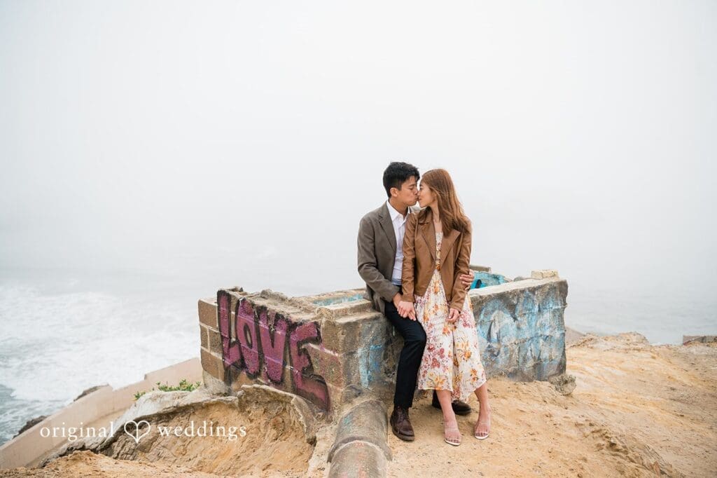 Sutro Baths engagement photography by San Francisco Wedding Photography & Videography, one of the 24 Best Places for Engagement Photos in San Francisco