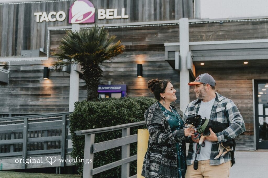 The Linda Mar Taco Bell engagement photography by San Francisco Wedding Photography & Videography, one of the 24 Best Places for Engagement Photos in San Francisco