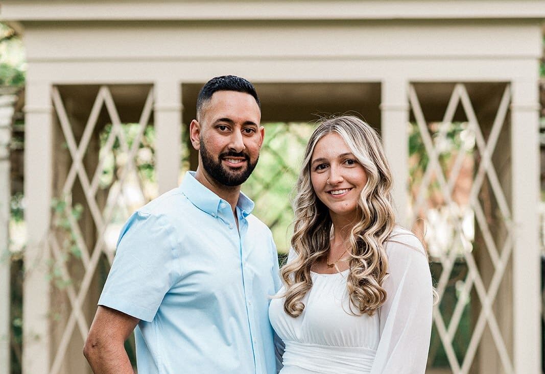 18th Century Garden Engagement // Nikki & Rohan -