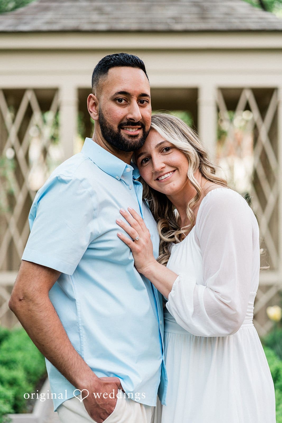 18th Century Garden Engagement // Nikki & Rohan -