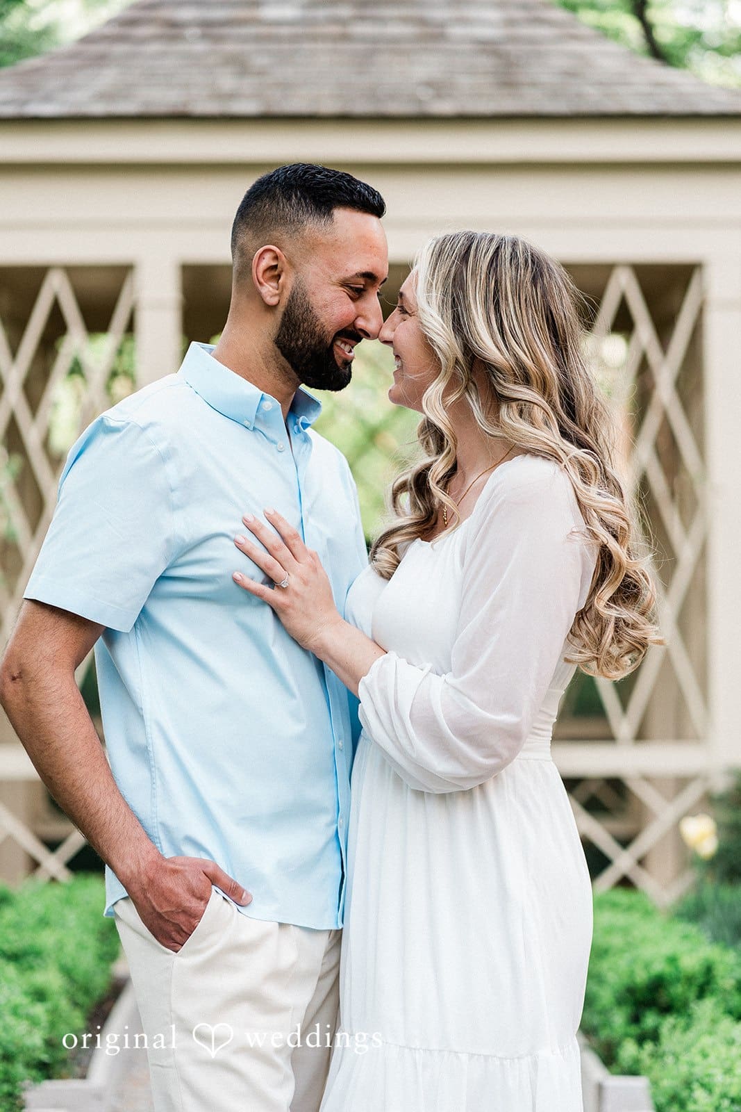 18th Century Garden Engagement // Nikki & Rohan -