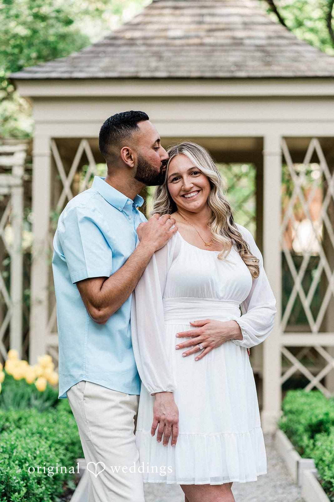 18th Century Garden Engagement // Nikki & Rohan -