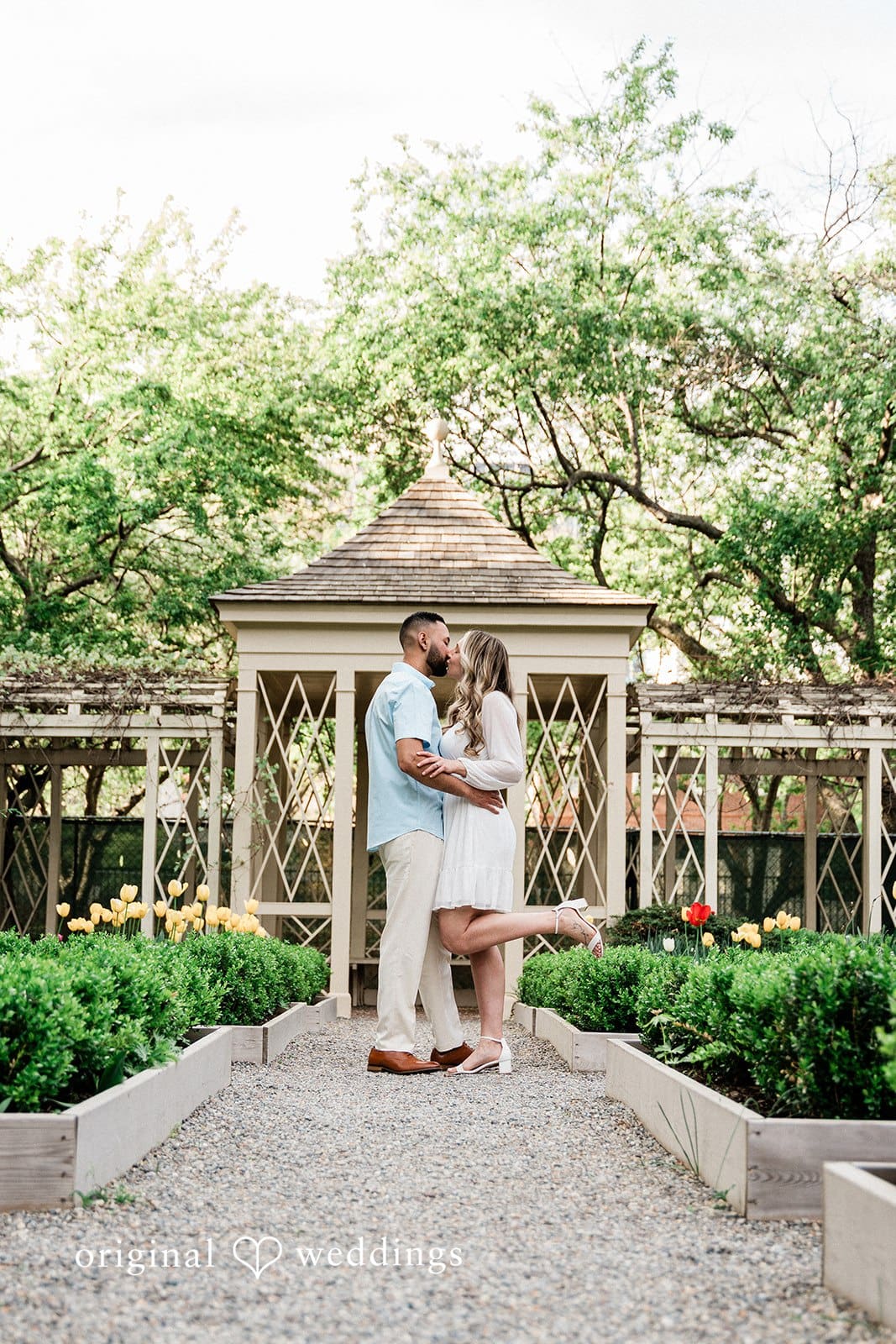 18th Century Garden Engagement // Nikki & Rohan -
