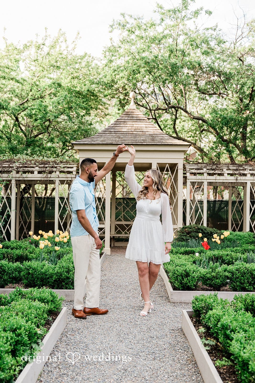 18th Century Garden Engagement // Nikki & Rohan -