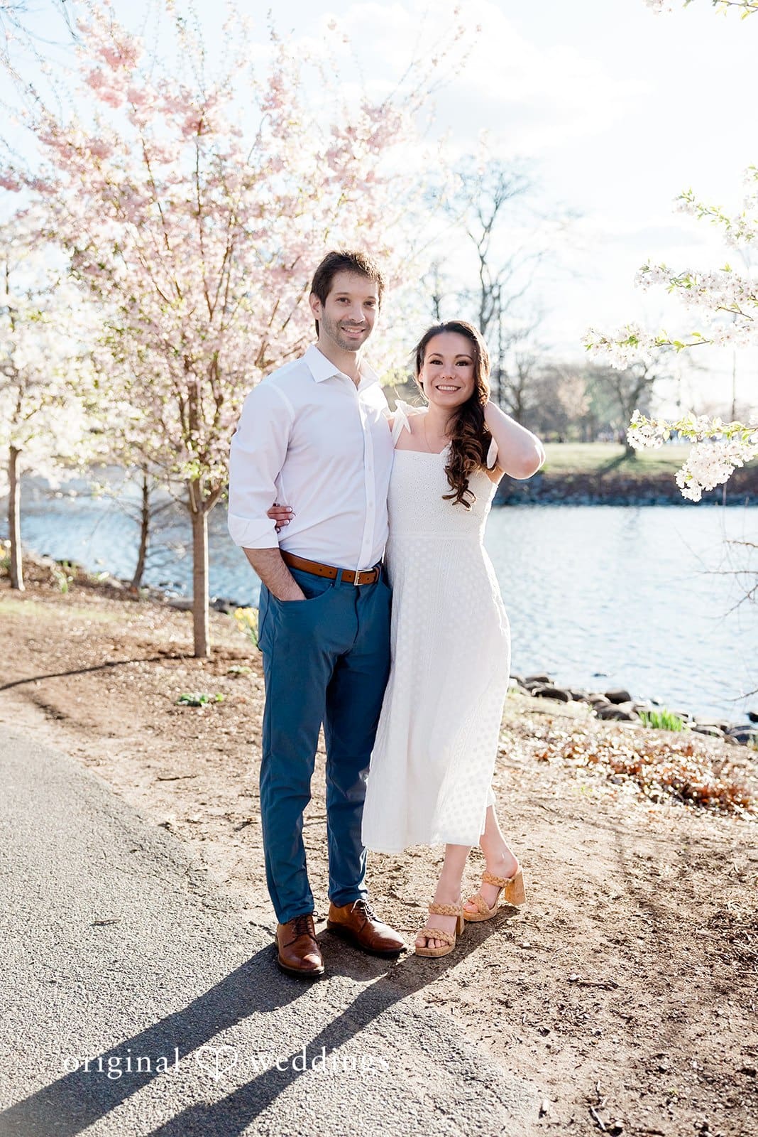 Arthur Fielder footbridge Engagement // June & Matthew -