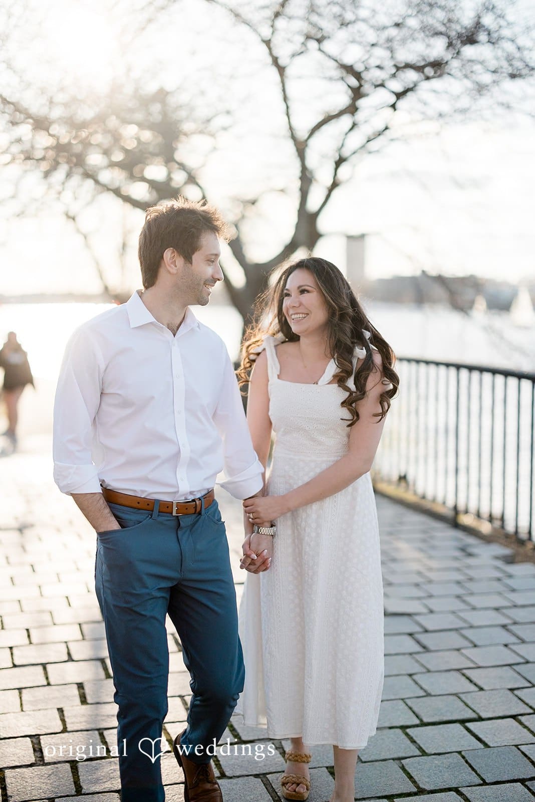 Arthur Fielder footbridge Engagement // June & Matthew -