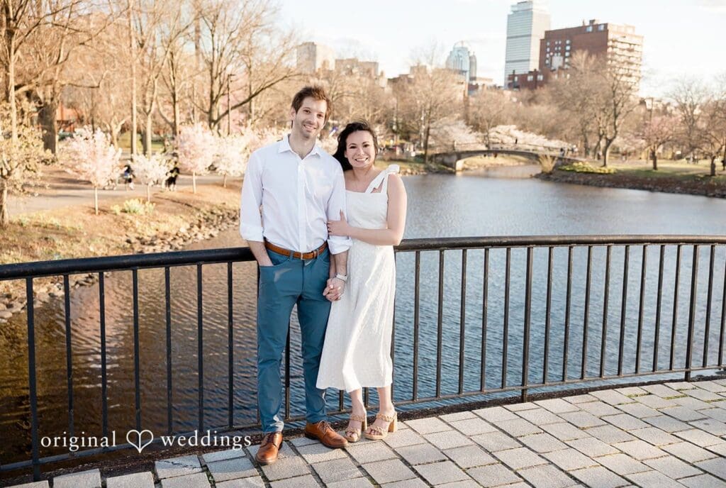 Arthur Fielder footbridge Engagement // June & Matthew -