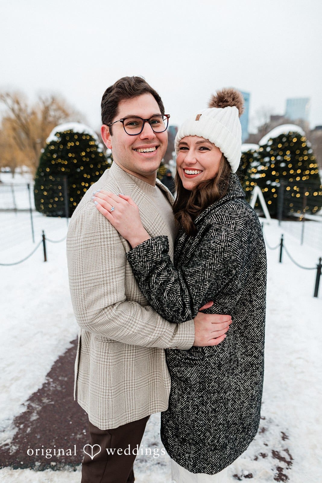 Boston Public Gardens and Beacon Hill Engagement // Christine & Marc -