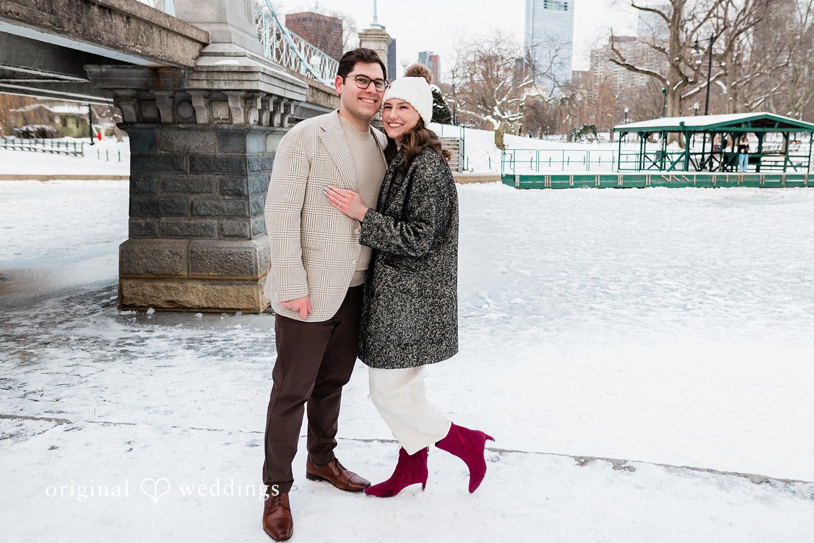 Boston Public Gardens and Beacon Hill Engagement // Christine & Marc -