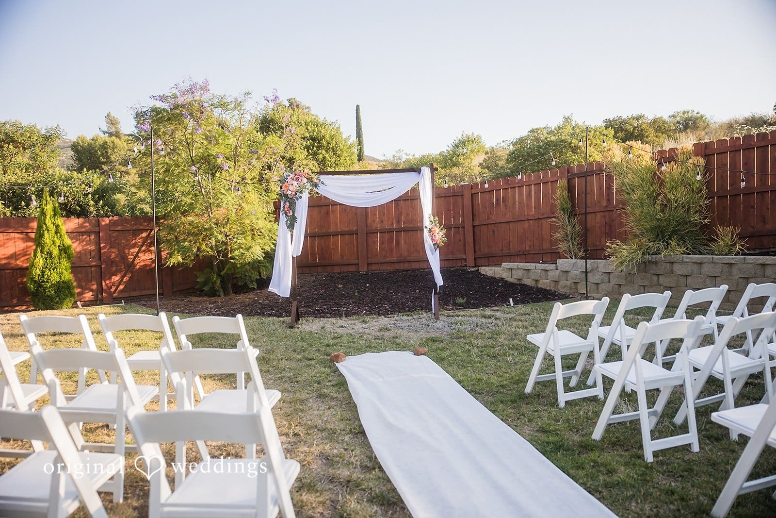 California Backyard Wedding // Waldo & Cynthia -