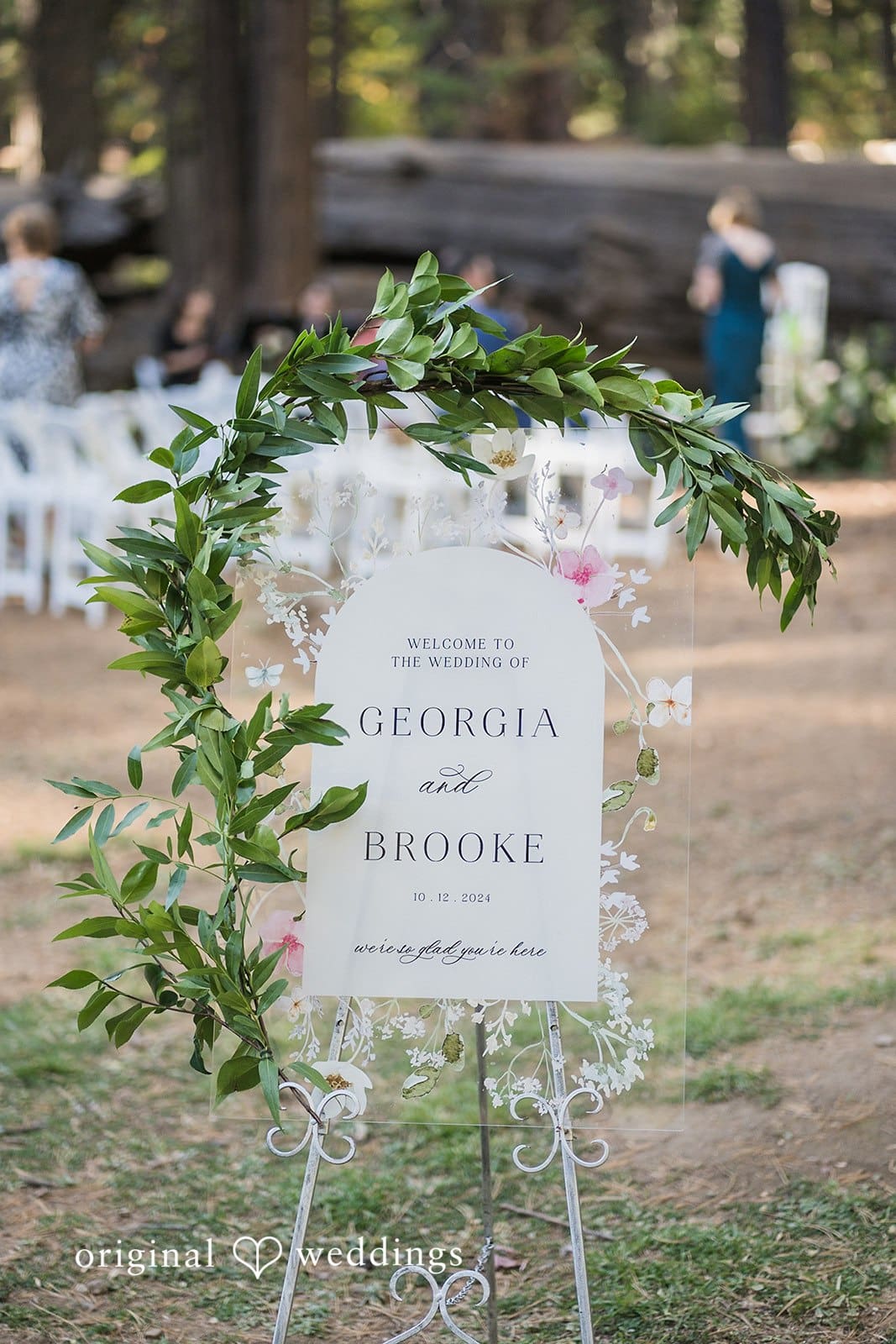 California Backyard Wedding // Brooke & Georgia -
