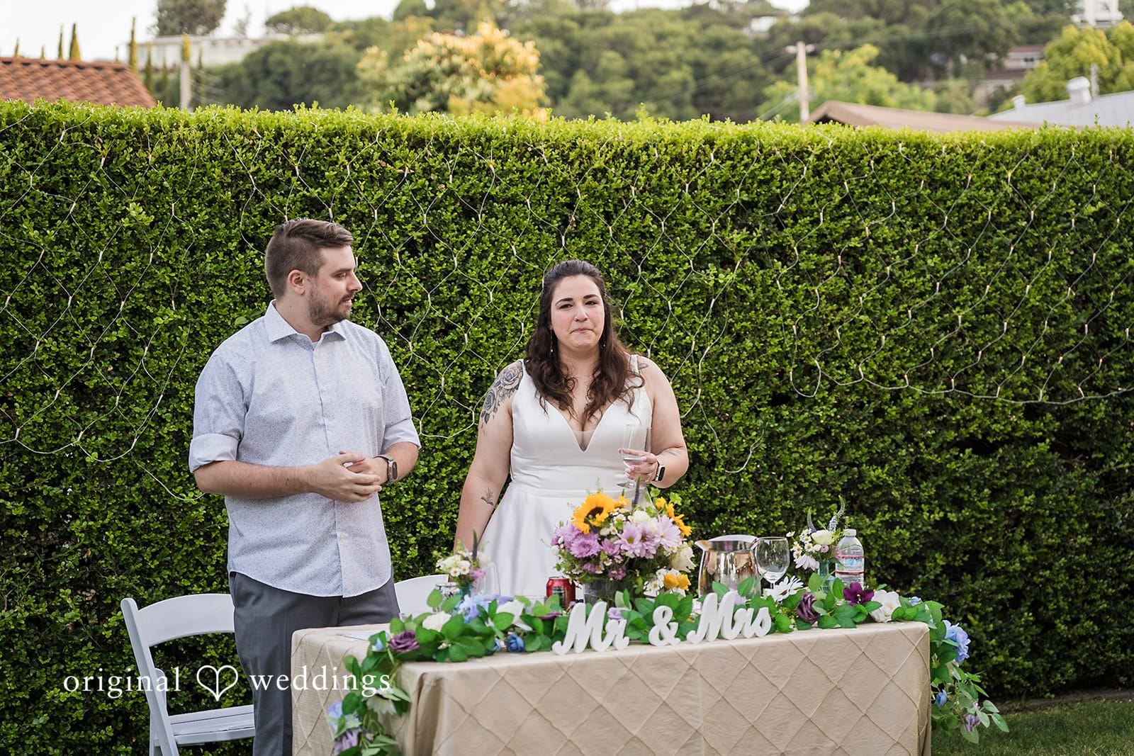 California Backyard Wedding // Paz & Jake -