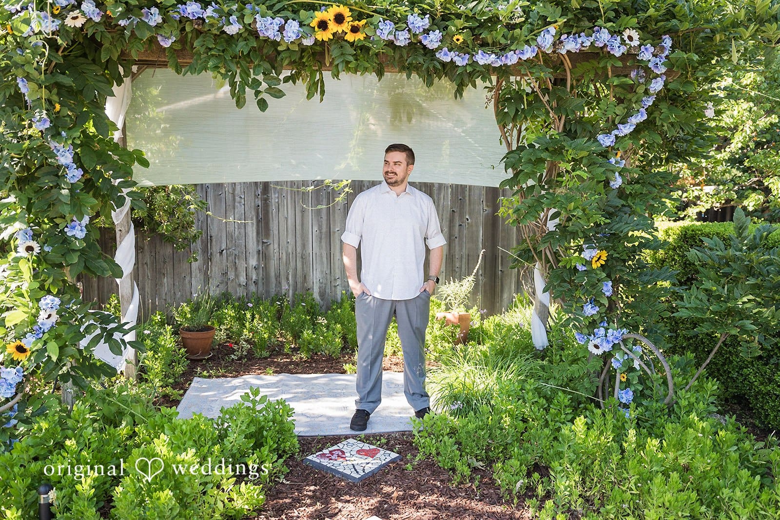 California Backyard Wedding // Paz & Jake -