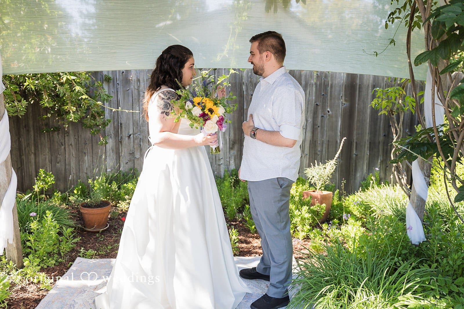 California Backyard Wedding // Paz & Jake -