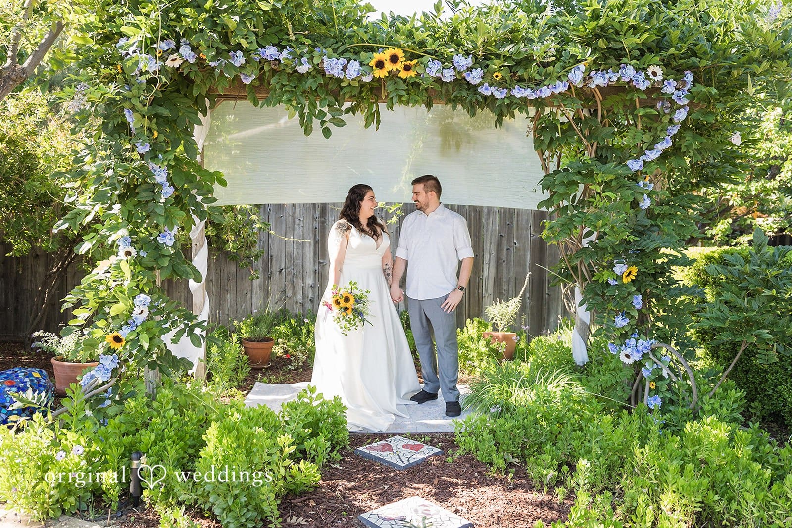 California Backyard Wedding // Paz & Jake -