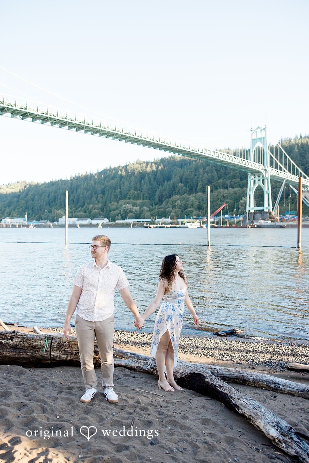 Cathedral Park Engagement // Gabriel & Destiny -