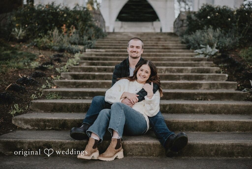 Cathedral Park Engagement // Maddie & Bryce -