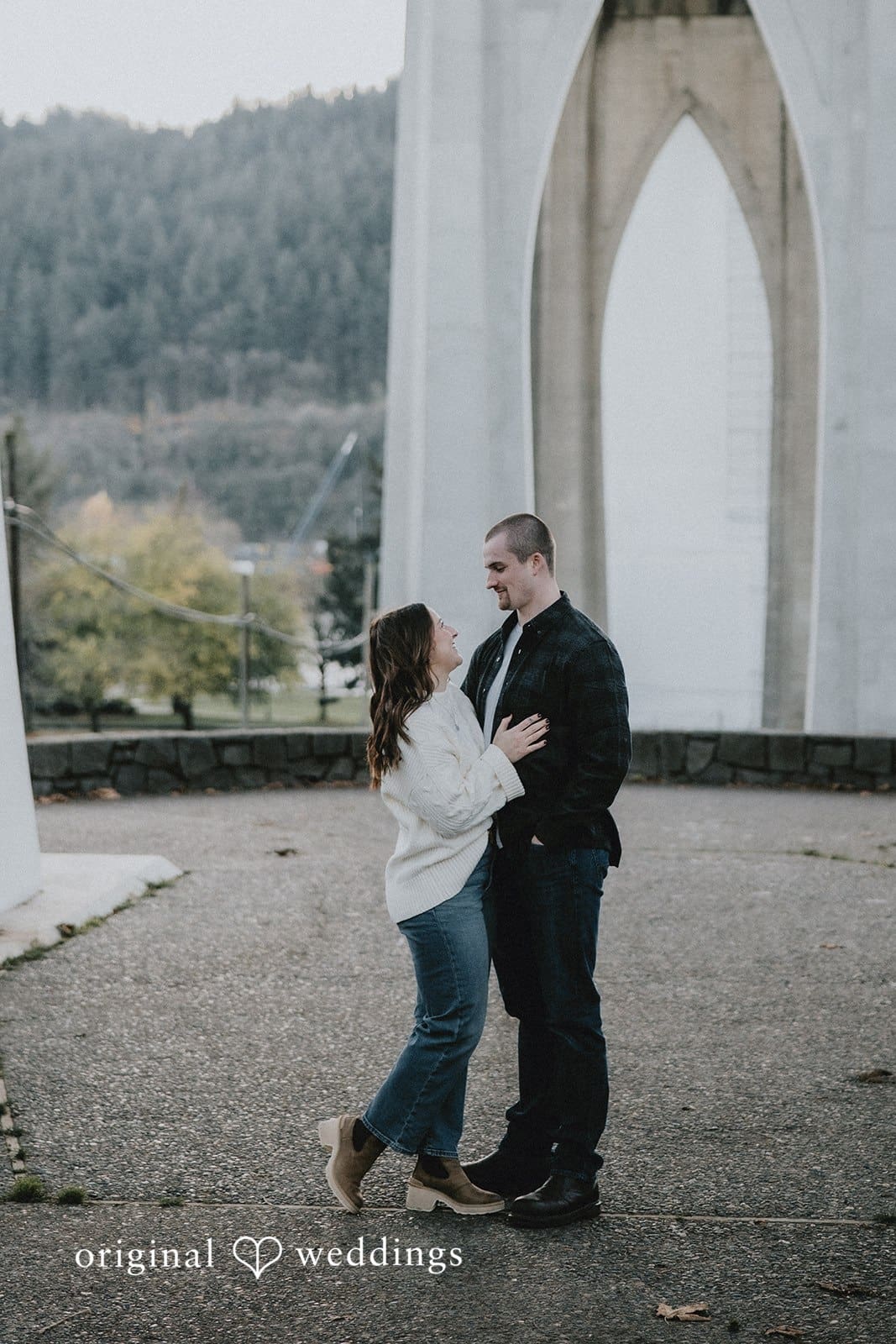 Cathedral Park Engagement // Maddie & Bryce -