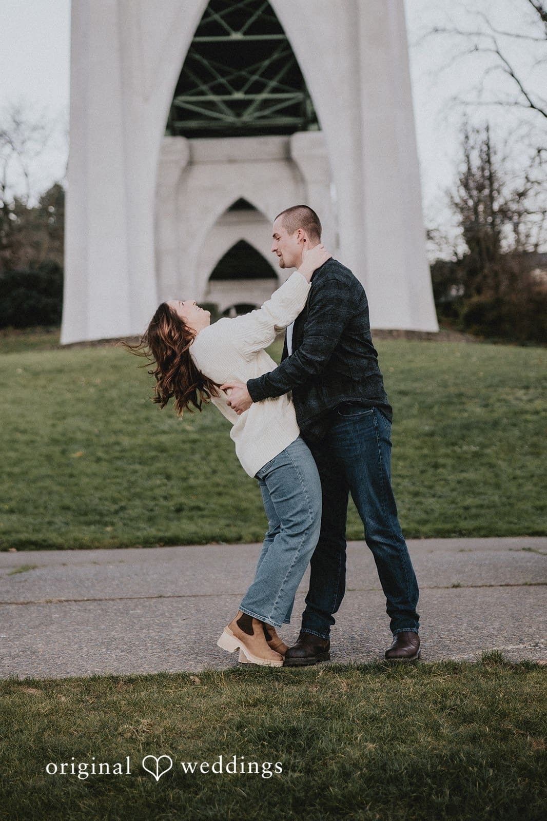 Cathedral Park Engagement // Maddie & Bryce -
