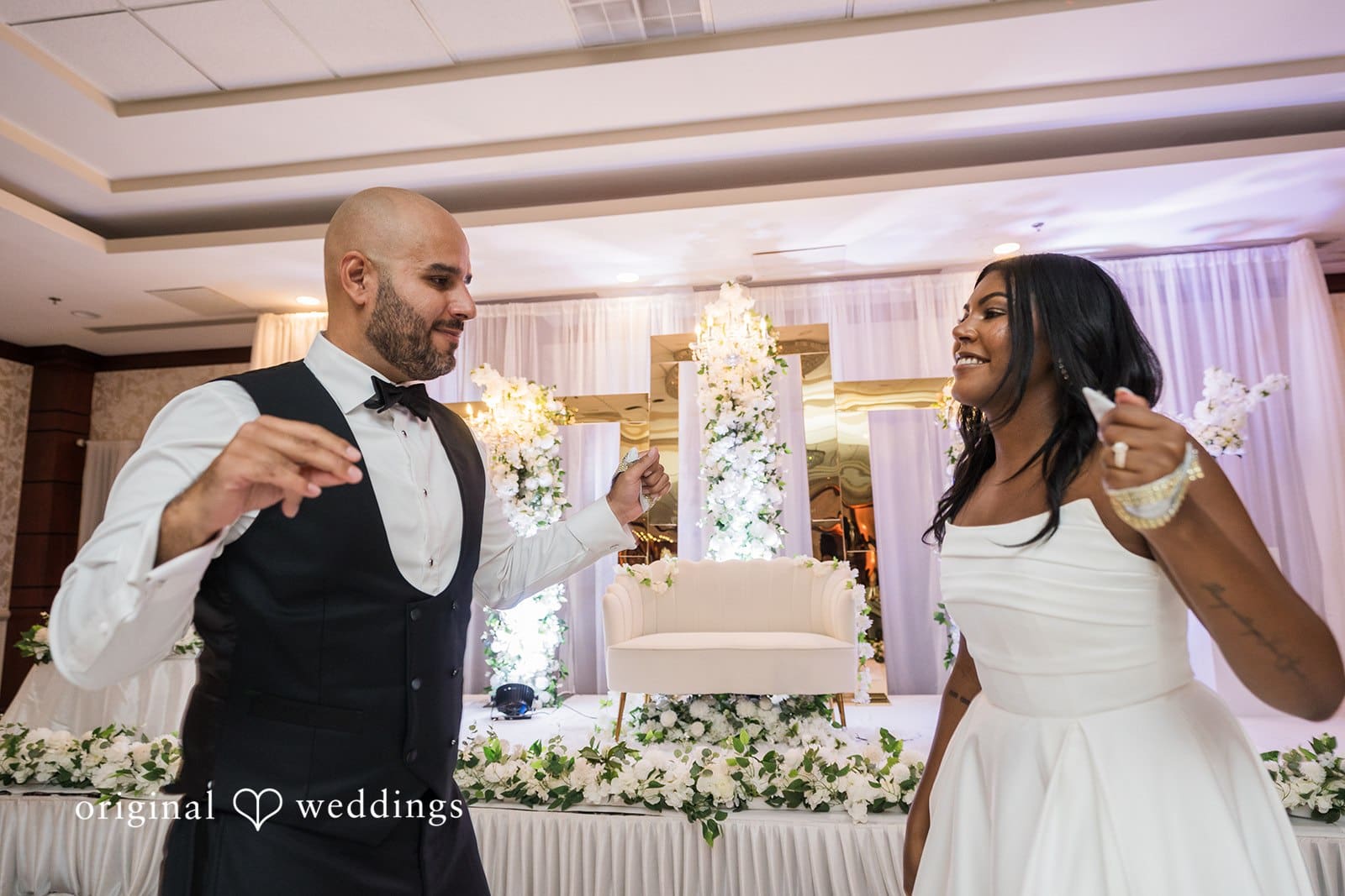 Cherry Blossom Banquet Hall Wedding // Jalal & Adeja -