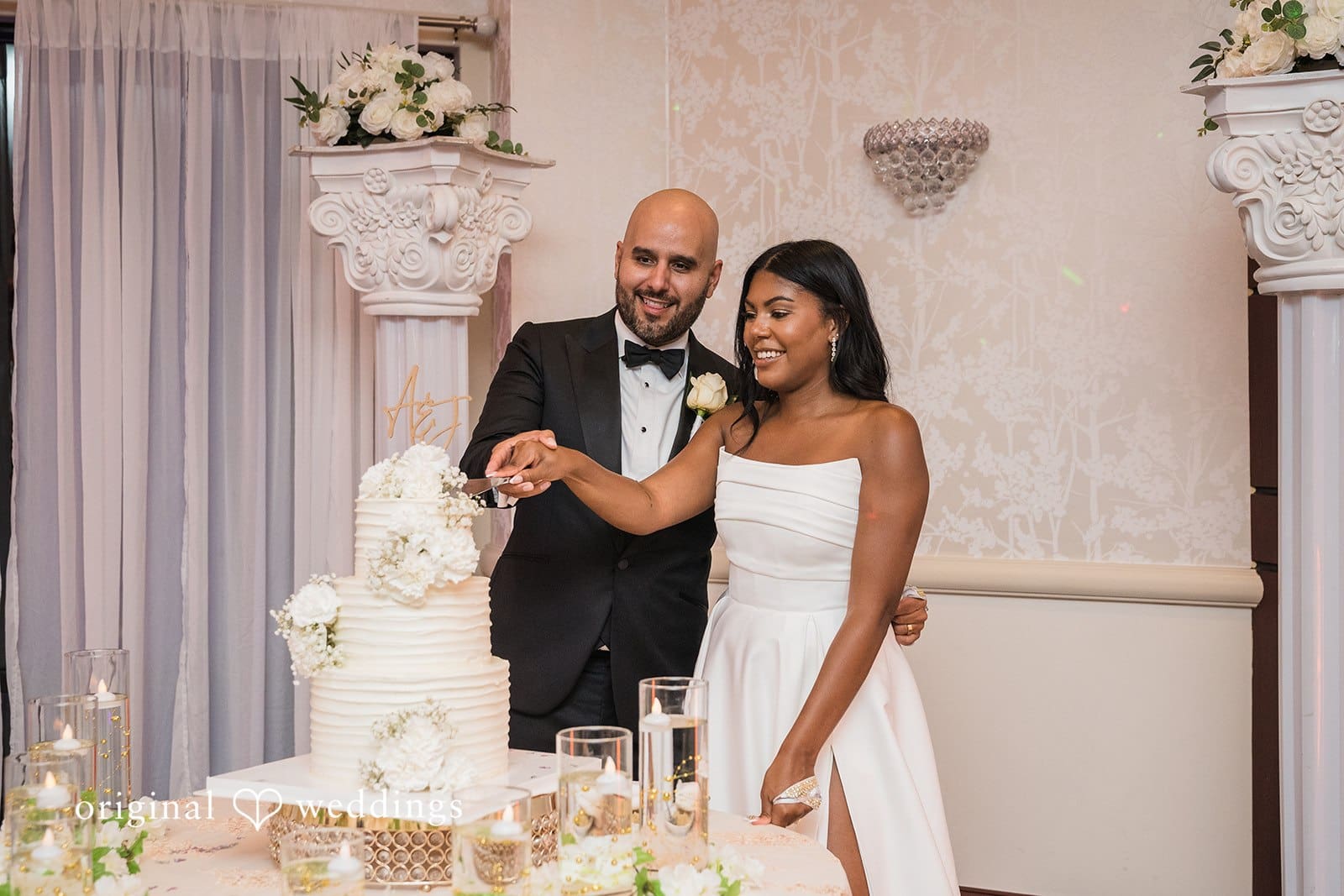 Cherry Blossom Banquet Hall Wedding // Jalal & Adeja -