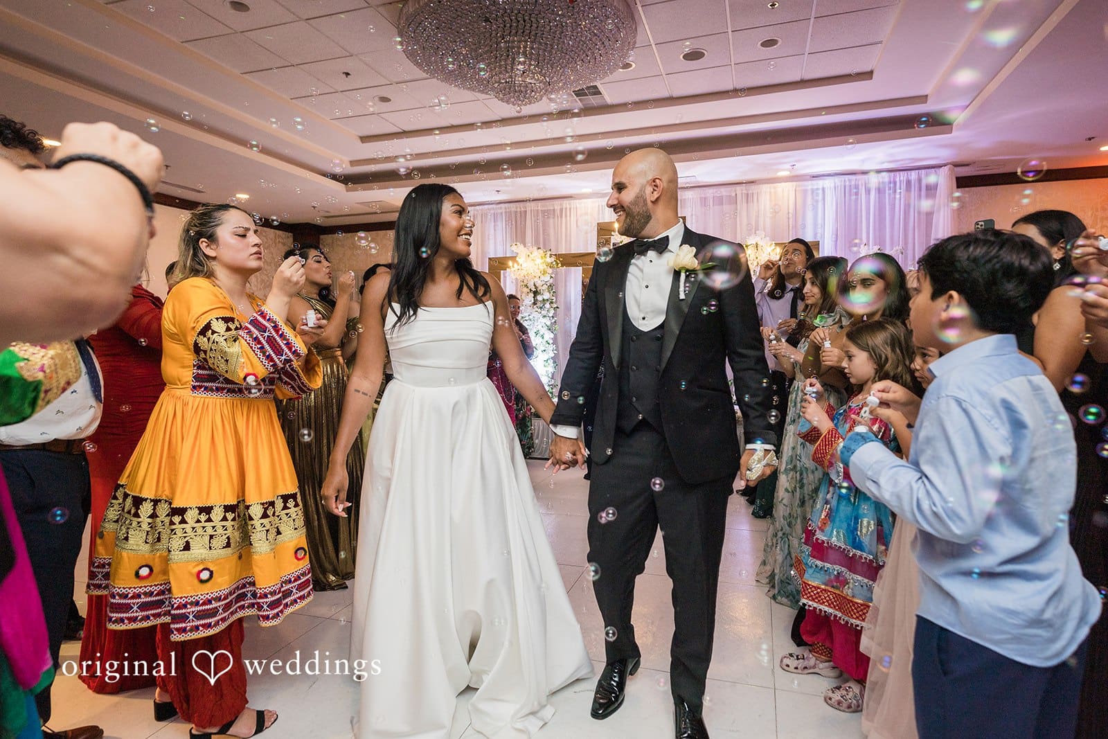 Cherry Blossom Banquet Hall Wedding // Jalal & Adeja -