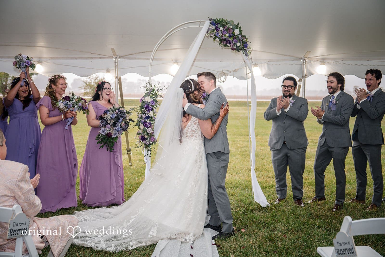 Chicago Backyard Wedding // Amanda & Jonathan -