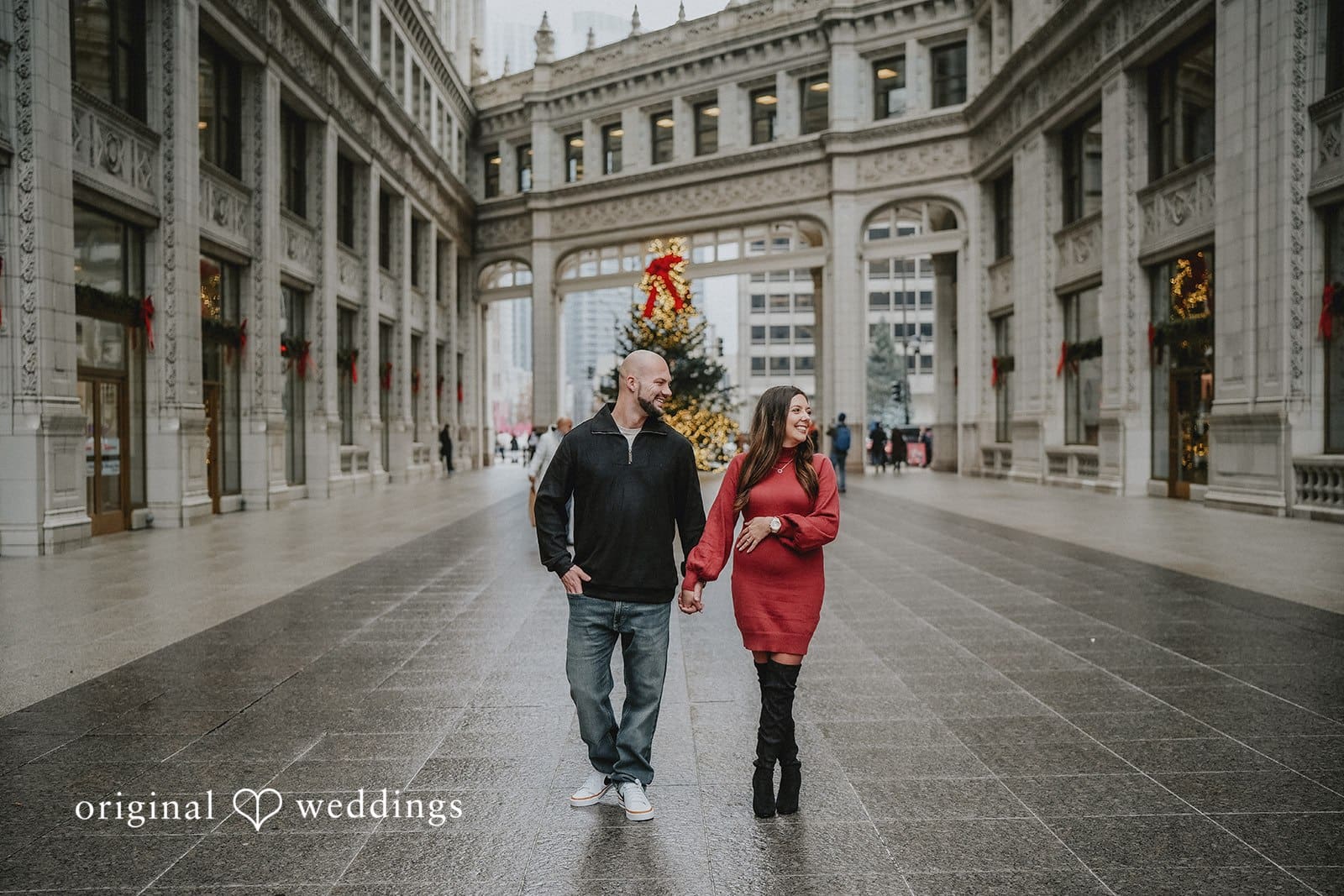 Chicago Riverwalk Engagement // Samantha & Ryan -