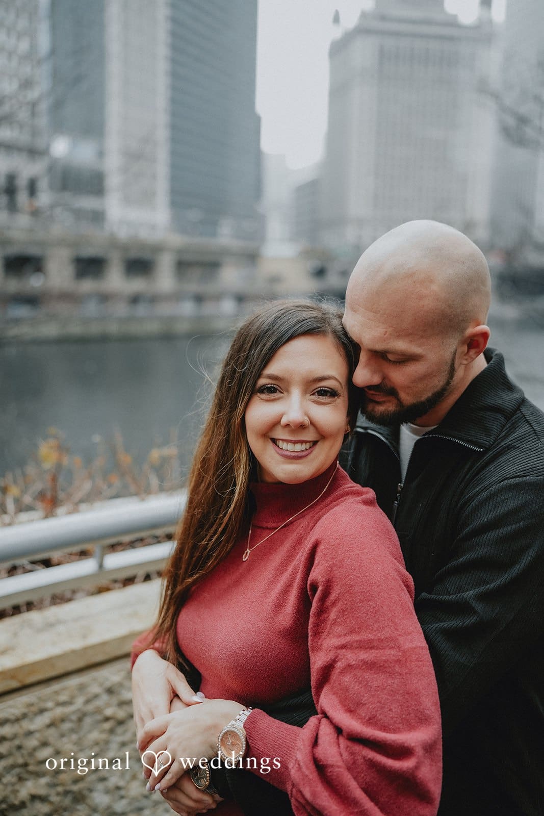 Chicago Riverwalk Engagement // Samantha & Ryan -