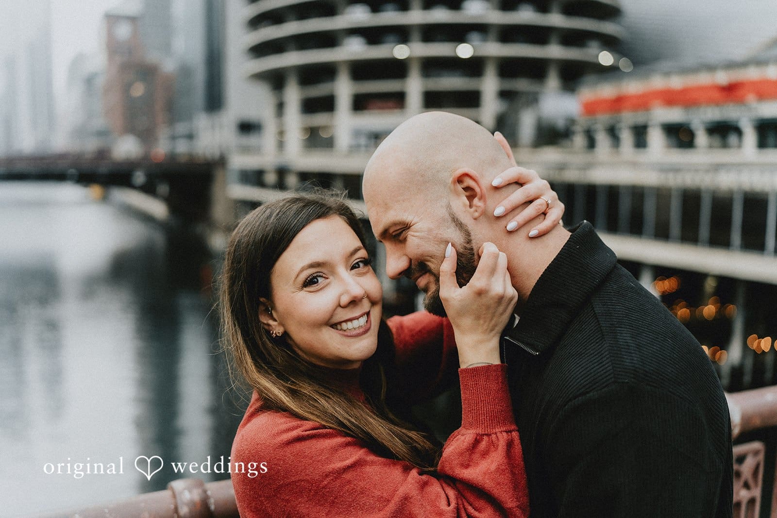 Chicago Riverwalk Engagement // Samantha & Ryan -
