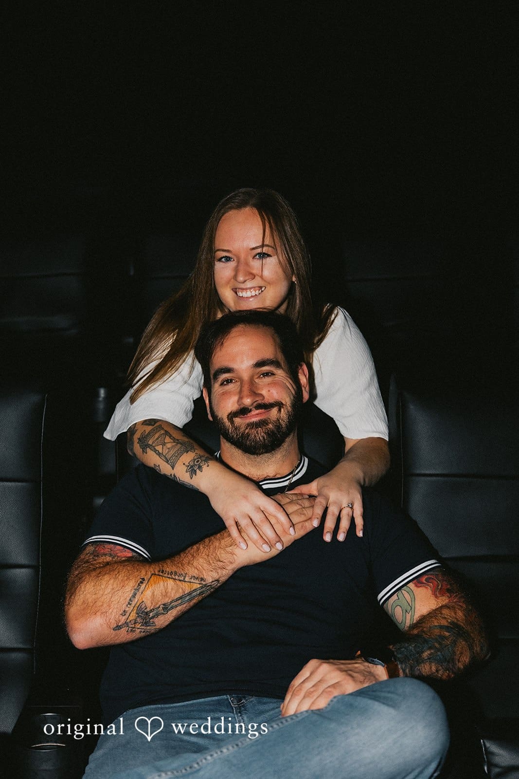 Cinemark Tinseltown Erie Engagement // Ashley & Stephen -
