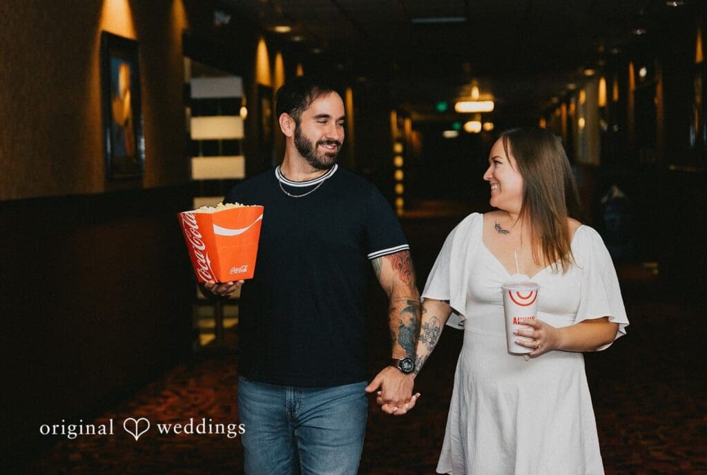 Ashley + Stephen Cinemark Tinseltown Erie Engagement // Ashley & Stephen -