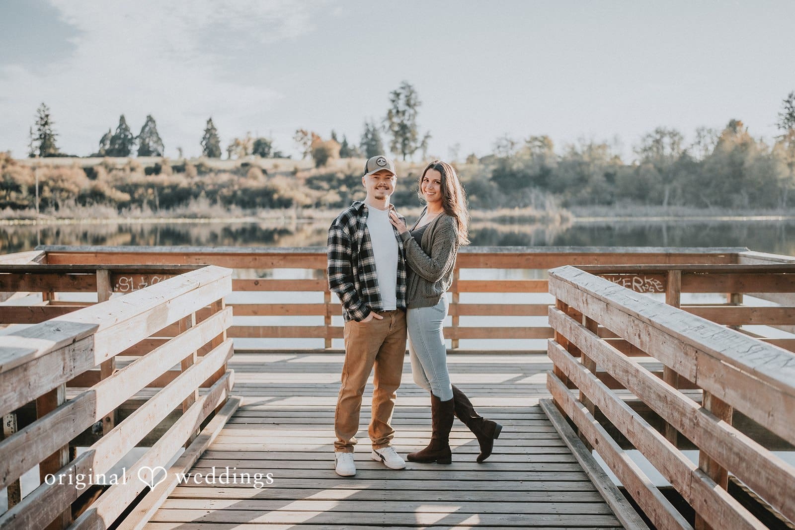 Clark Lake in Kent Engagement // Jade & Nicholas -