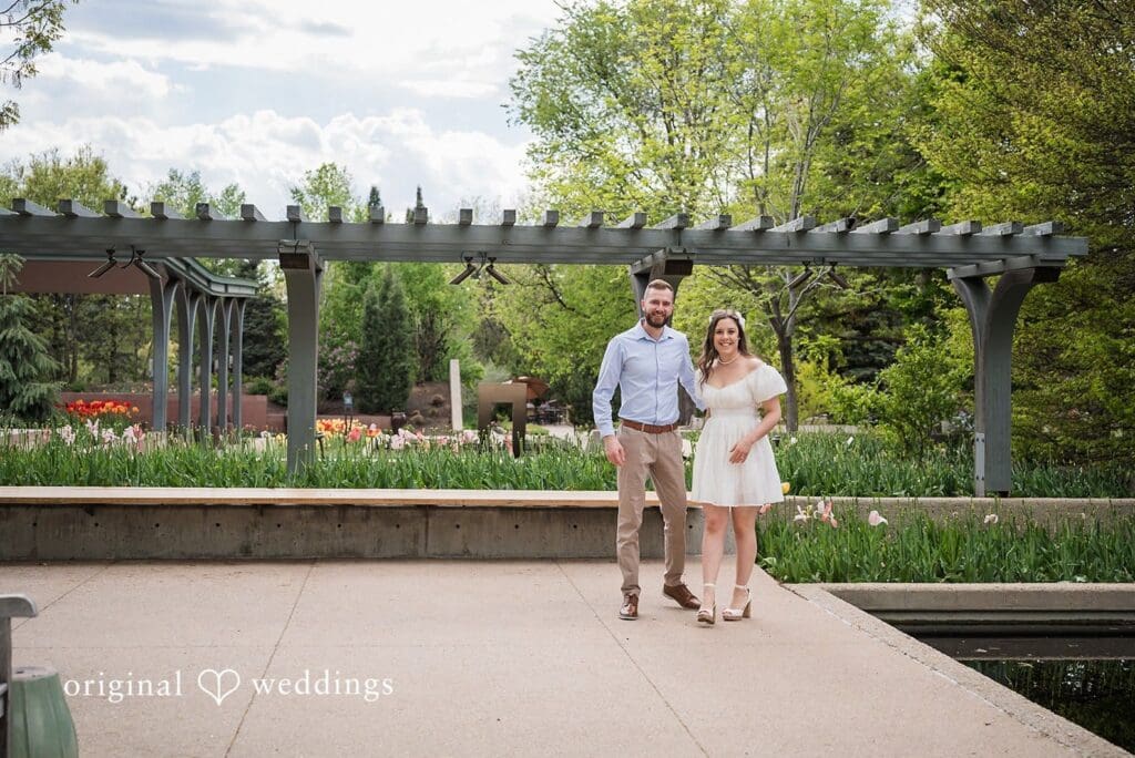 Alexandra + Sorin Denver Botanical Gardens Engagement // Alexandra & Sorin -