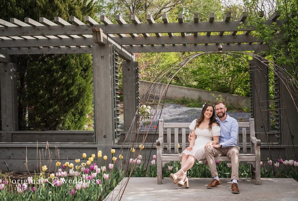 Alexandra + Sorin Denver Botanical Gardens Engagement // Alexandra & Sorin -