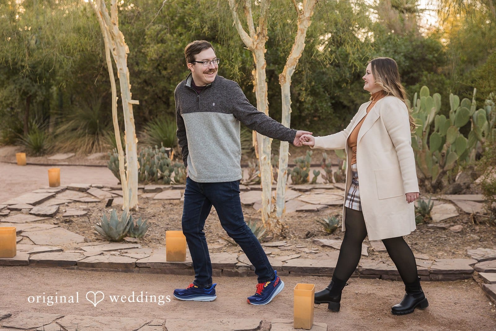 Desert Botanical Garden Engagement // Kennedy & Chantz -