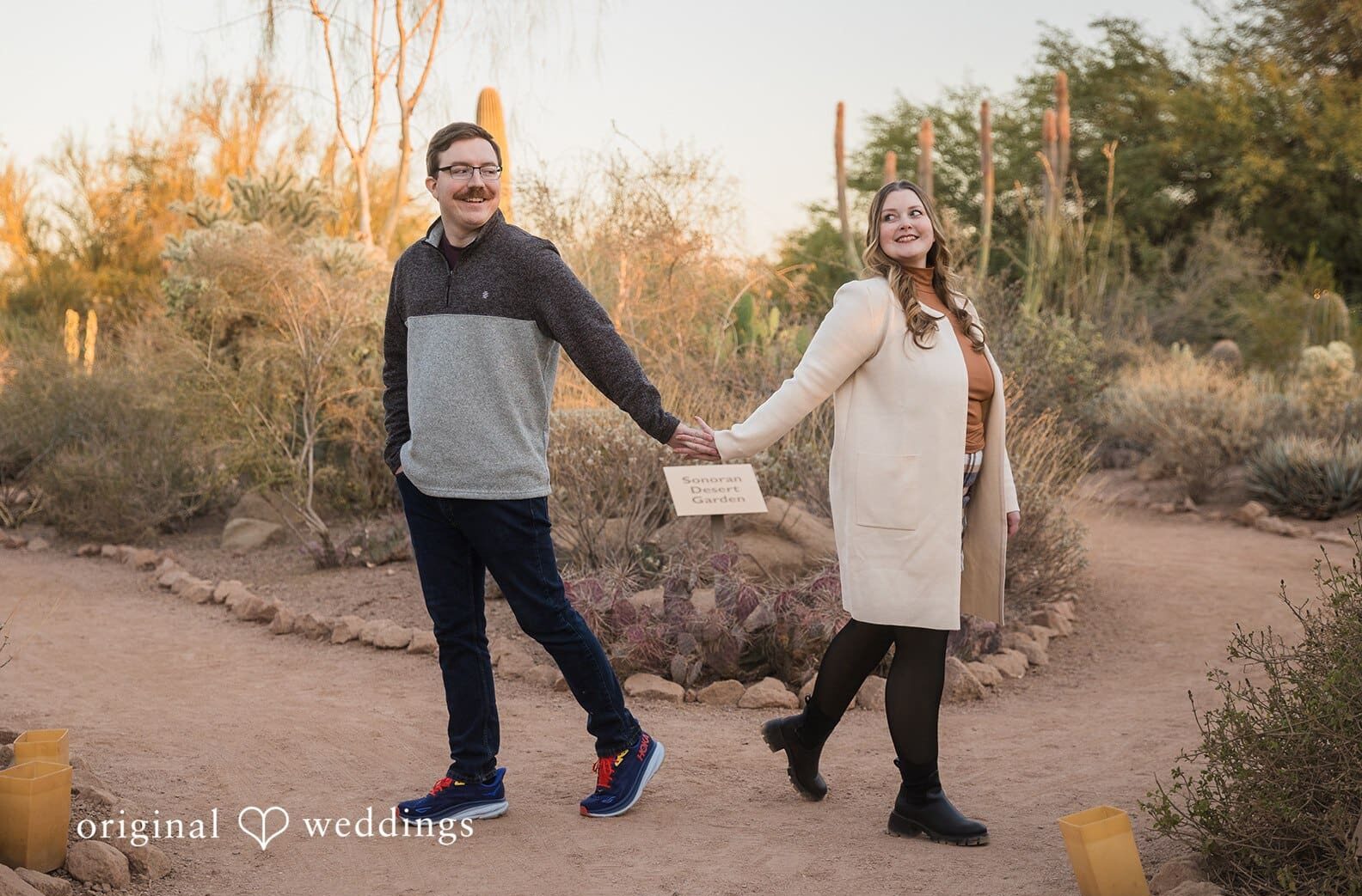 Desert Botanical Garden Engagement // Kennedy & Chantz -