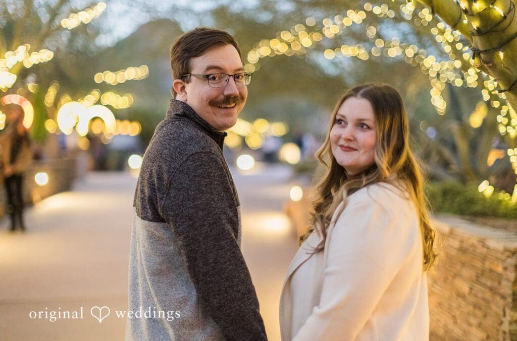 Kennedy + Chantz Desert Botanical Garden Engagement // Kennedy & Chantz -