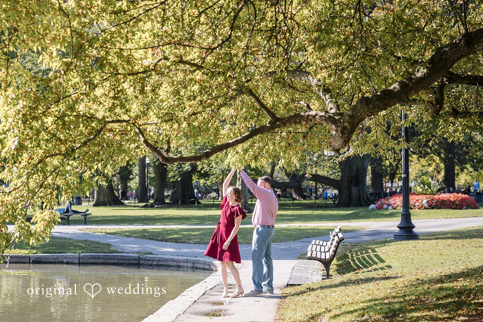 Fenway and the Charles River Esplanade Engagement // Valarie & Walter -