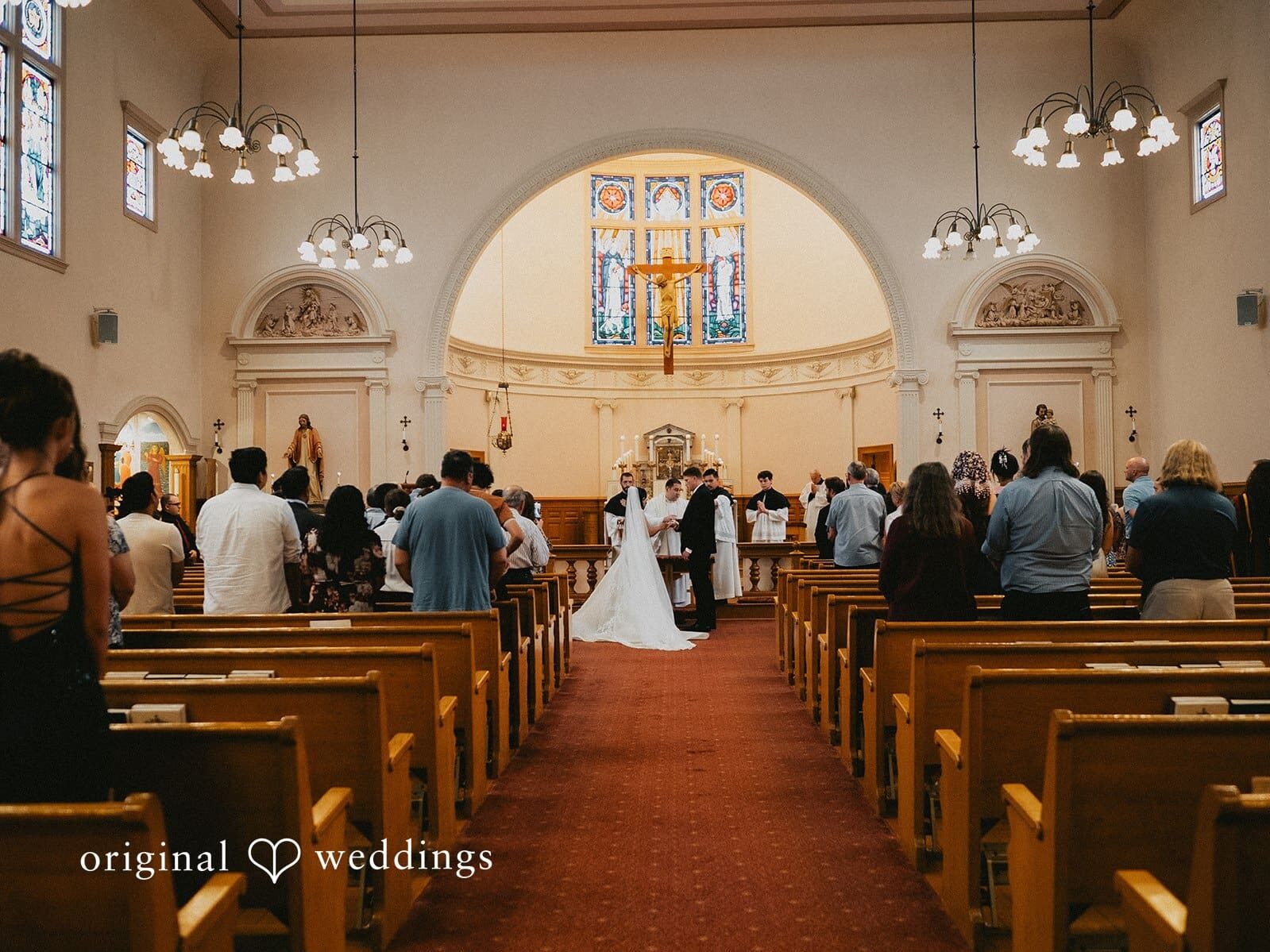 Holy Rosary Catholic Church Wedding // Regina & Spencer -