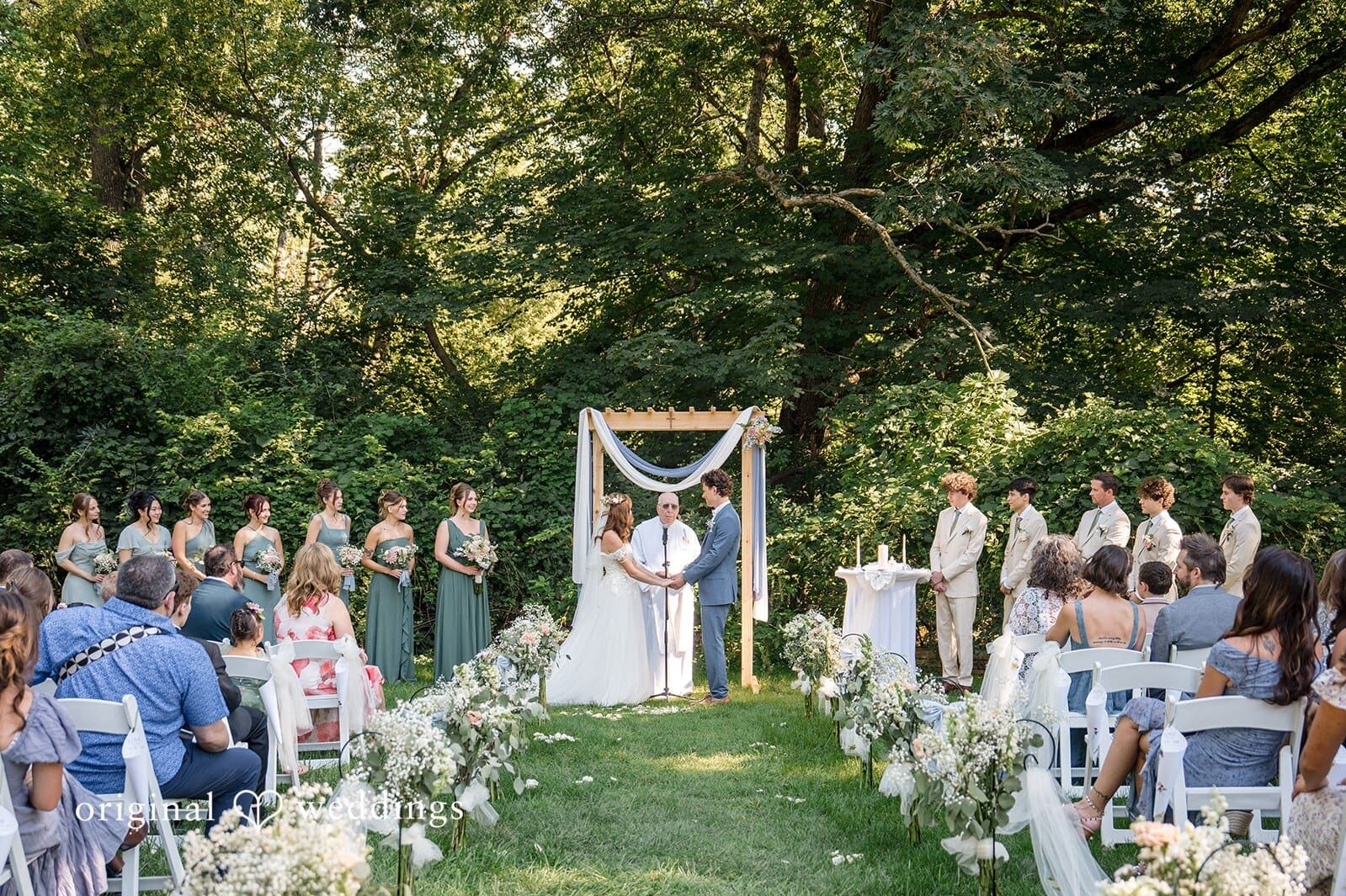 Illinois Backyard Wedding // Kaley & Zachary -