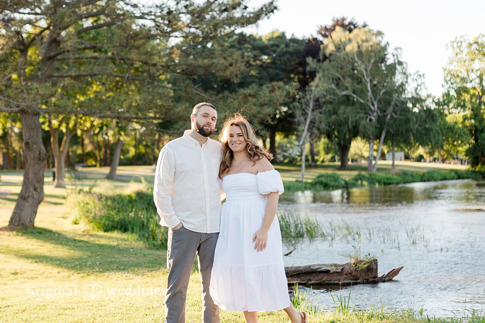 Lake Quannapowitt Engagement // Justina & Bryan -